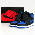 NIKE AIR JORDAN 1 RETRO HIGH OG ナイキ エアージョーダン1レトロハイ/品番:555088-007/サイズ:27cm/国内正規品/色:青/黒/ストリート/スニーカー/ROYAL/未使用品/ロイヤル/ジャンプマン/靴/シューズ