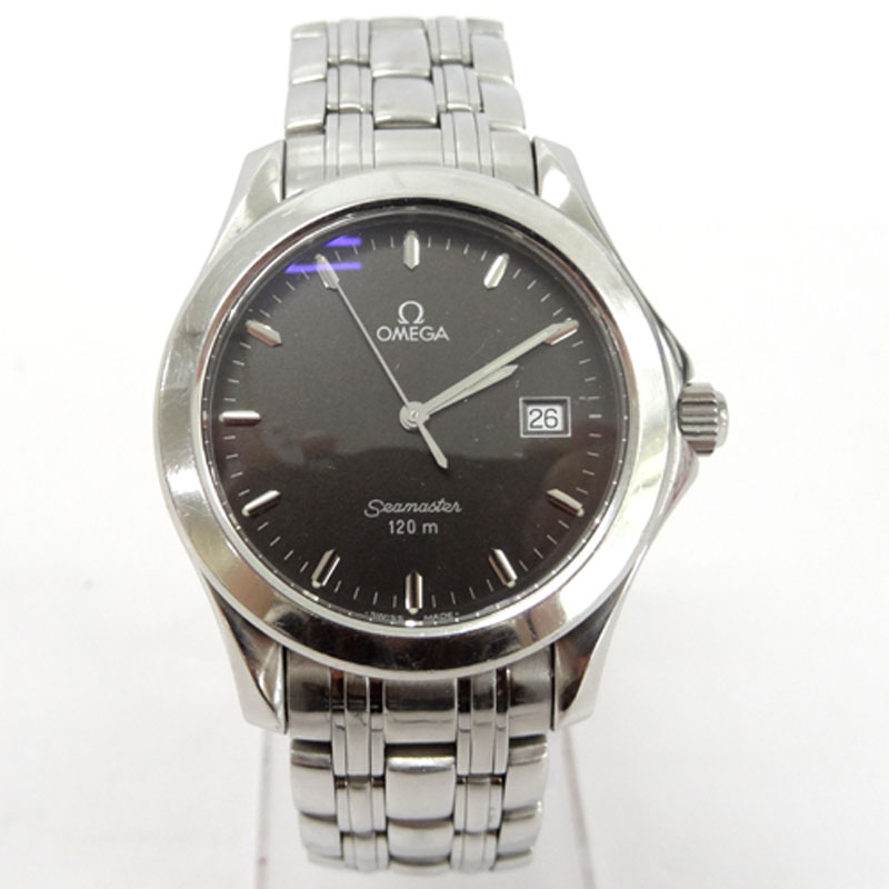 OMEGA オメガ シーマスター120 グレー文字盤/Ref.No：2511.41/メンズ/SS/120M/電池《腕時計/ウォッチ》
