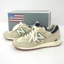 【中古】【メンズ 古着】New Balance M1300DMB ニューバランス/国内正規品/27cm/Dワイズ/色:ベージュ 系/スニーカー/靴 シューズ【山城店】