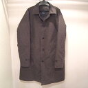 【中古】BEAMS/ビームス ステンカラー コート ジャケット ダークグレー系 【メンズ古着】【SIZE:M】【119】【福山店】