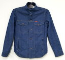 【中古】HYSTERIC GLAMOUR ヒステリックグラマー プリマロフトデニムジャケット Sサイズ 15AW 青色 【メンズ古着】【118】【福山店】