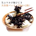 梅ひじき大容量パック(250g×2袋)送料無料 ふりかけ 生...