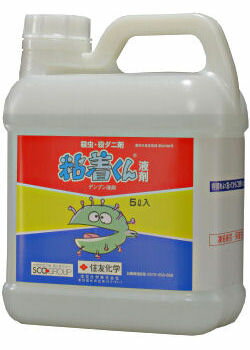住友化学 粘着くん液剤 5L 殺虫・殺ダニ剤 農薬 デンプン液剤殺虫剤...:kaiteki-elife:10027182