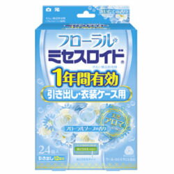 白元 フローラルミセスロイド 引き出し用 フローラルソープの香り 24個入 衣類用防虫剤...:kaiteki-elife:10028446