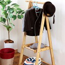 【送料無料 ポイント10倍】木製 ハンガーラック カシア キッズ CASIA KIDS【子供 棚付き 2段 クローゼット ハンガー ラック 衣類 服 収納 室内 玄関 コートハンガー コート掛け 洋服掛け 北欧 かわいい おしゃれ シンプル 木製 折りたたみ リビング 家具 インテリア】