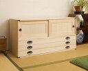 桐開き+3段引出 【安心の完成品・上置き用の桐たんす(単体で使用しても差し支えありません)たとう紙を折らずに収納できる幅広の引出し】【送料無料】【P0304】ポイント10倍【b_2sp0420】 hi-0026