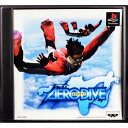 【中古】PS エアロダイブ ケース・説明書付 プレステ ソフト