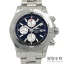 ブライトリング【BREITLING】スーパーアベンジャーII クロノグラフ オートマティック メンズウォッチ ブラック SSブレス 自動巻き 男性用腕時計 A1337111/BC29 SUPER AVENGER II CHRONOGRAPH WATCH【ABランク】【中古】