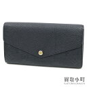 ルイヴィトン 【LOUIS VUITTON】 M61182 ポルトフォイユ サラ モノグラムアンプラント ノワール フラップウォレット 二つ折り長財布 サイフ 黒 LV SARAH WALLET MONOGRAM EMPREINTE NOIR【ABランク】【中古】