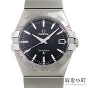 【最大3.5万円OFFクーポン! 12/1~】【美品】オメガ 【OMEGA】 123.10.35.60.01.001 コンステレーション 35MM ミディアム クォーツ ウォッチ ブラック SSブレス ブラッシュ ボーイズ 男女兼用腕時計 CONSTELLATION WATCH QZ【Aラ【中古】