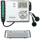 【中古】シャープ ポータブルMDレコーダー シルバー アウヴィ MD-DR77-S