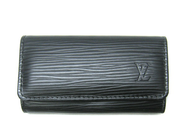 ルイヴィトン　LOUIS VUITTON　ヴィトン　エピ LV 4連キーケース　キーホルダー　ミュルティクレ4　ノワール（ブラック）　M63822 