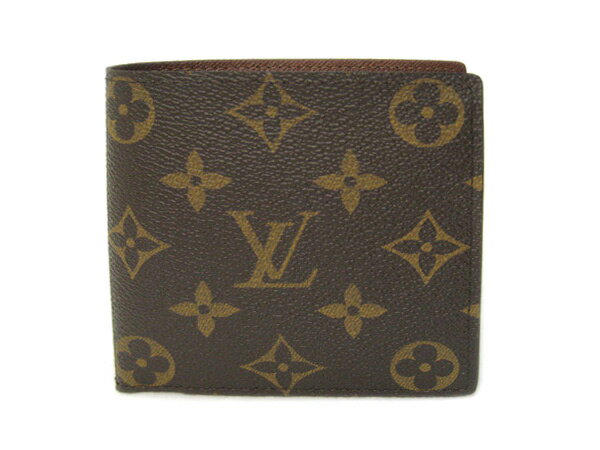 ルイヴィトン　LOUIS VUITTON　ヴィトン　財布　LV　モノグラム メンズ二折り小銭付き　ポルトフォイユ・マルコ　M61675【smw4】