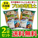 用土【2袋セット合計40リットル送料無料】吉本花城園のプロの培養土　花と野菜がぐんぐん育つ土【同梱不可】グリーンカーテンにも【送料無料】ランキング1位獲得♪園芸専門店が作った培養土！花や野菜がぐんぐん育つ土！基本用土！庭木や植木にも