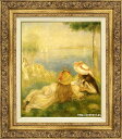 ルノアール　絵画　海辺の若い娘達　F8号　送料無料　【複製】【美術印刷】【世界の名画】【8号】
