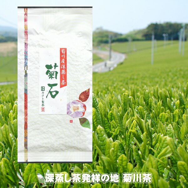 【新茶発送できます】お茶 一番茶 菊石 100g 2024年産 送料無料 深蒸し煎茶 菊川茶 【深蒸し茶用急須をお使いください】10個ご購入でプラス2個サービス！