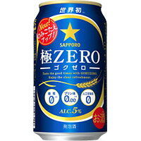 サッポロ 極ZERO 350ml 缶 〔発泡酒〕 350ML × 24缶...:kakuyasu-liquor:10000154