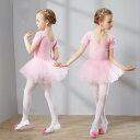 バレエレオタード 子供用 半袖 スカート キッズ レースバレエ衣装 女の子 スナップボタン キッズウェア 体操 ダンス 練習服 ステージ衣装 シンプル ワンピース レッスン着 ピンク パープル ブルー 110 120 130 140 150cm 中国発送