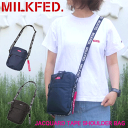 【40%OFF】MILKFED. ミルクフェド ショルダーバッグ レディース【JACQUARD TAPE SHOULDER BAG】サコッシュ 03182083