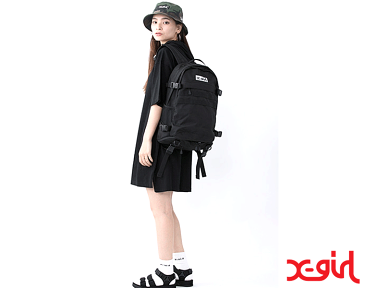 エックスガール X-girl リュック ADVENTURE BACKPACK レディース ブラック 05171007