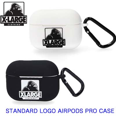 <strong>XLARGE</strong> エクストララージ エアーポッズ プロ OG AIRPODS PRO CASE ワイヤレスイヤホン ケース ヘッドホンケース イヤホンケース ロゴ カラビナ スマホ 音楽 通勤 通学 プレゼント 101202054009