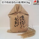 【釜石応援30%OFFクーポン先行配布中】金色の風 精米5kg 送料無料 佐々木仁平商店