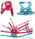 【鎌倉DOG】リボン付き革製ハーネス...