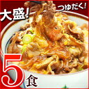 日東ベストの牛丼DX【185g×5パック】