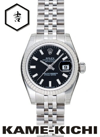 ロレックス　デイトジャスト　Ref.179174　ブラック　新品　（ROLEX　Datejust）