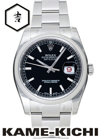 ロレックス　デイトジャスト　Ref.116200　ブラック　新品　（ROLEX　Datejust）