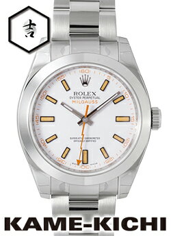 ロレックス　ミルガウス　Ref.116400　ホワイト　新品　（ROLEX　Milgauss）