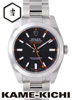 ロレックス　ミルガウス　Ref.116400　ブラック　新品　（ROLEX　Milgauss）