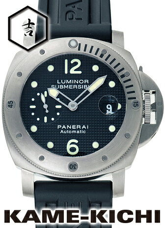 パネライ　サブマーシブル　Ref.PAM00025　ブラック　新品　（PANERAI　Luminor Submersible）