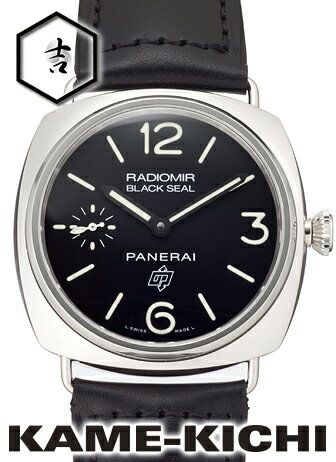 パネライ　ラジオミール　ブラックシール　ロゴ　Ref.PAM00380　ブラック　新品　（PANERAI　Radiomir Black Seal　Logo）