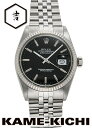【中古】ロレックス 3年保証 デイトジャスト Ref.16014 ブラック (ROLEX Datejust)【楽ギフ_包装】