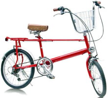 16インチ×20インチペットスタイル自転車リアキャリア装備&シマノ製グリップシフト6段変速搭載ダイナモライト装備Picobicycle16-21inch