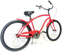 700C(約27インチ自転車)ビーチクルーザークラシックなフレームに落ち着いたツートンサドルシンプルスタイリッシュフレームレトロモダンバーテリー街乗りテイストのビーチクルーザーブラック、イエロー、ブラウン