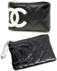 シャネル 財布 CHANEL A50083チェーンストラップ付きファスナー式小銭入れ　財布キーリング付き　ZIP カンボンライン 50083　コインケース　サイフCCマーク　シルバー　ピンクキーホルダー　小物入れ　アクセサリーポーチ　CARBON LINE