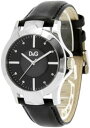 D&G 腕時計 テキサスドルガバ アナログウォッチ TEXASシルバー×ブラックレザーバンド DW0543BKDOLCE&GABBANAディー&ジーメンズ レディース 男女兼用ドルチェ&ガッバーナアクセサリー ブレスレット