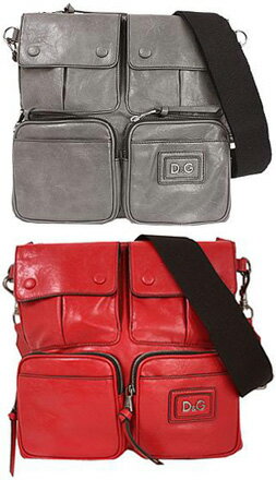 D&G ディー＆ジーPVC　ショルダーバッグロゴ金具　金具：アンティークシルバーDM0157-E4043　レッド80303　グレー80720ドルガバ　ドルチェ＆ガッバーナDOLCE&GABBANAレディース　メンズ　ユニセックス