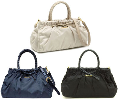 PRADAץ2ϥɥХå֥å NEROͥӡ֥롼 DENIM饤ȥ١ PAPIRO2WAYХåФ᤬ХåBN1631 TESSUTO BOWƥ ܥФ᤬ХåФ Х  BAG