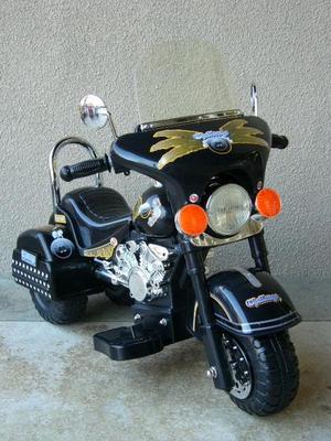 MOTOR AMERICAN POLICE BIKE子供用電動乗用バイク白バイアメリカンハーレタイプ