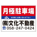 激安 不動産用 募集看板 10枚セット「月極駐車場」 （FNK-102F10・AG板3mm）[看板] 不動産向けに「月極駐車場」タイトルを特価でご用意！マンション・アパートに！