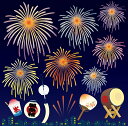 シール 夏祭り 花火 かき氷 提灯 風鈴 団扇 太鼓 装飾 デコレーションシール チョークアート 窓ガラス 黒板 看板 POP ステッカー 用