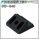 下部ストッパー 【アトム】 ATOM DW340 アウトセット引戸用 1本引き戸用 下部レール両端部取付