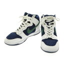 NIKE / ナイキDH0953-400 DUNK HIGH PRM EMB Collage Navy ダンクハイ プレミアムスニーカー【送料無料】【caccagbd-z】