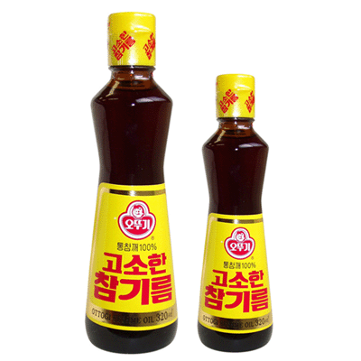 【韓国食品・調味料】オットギ　ごま油　320ml大韓民国市場含有率1位の人気商品厳選された良質のごまから作られた100 %純粋ゴマ油『韓国食材・調味料類・油』