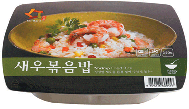 【韓国食品・加工食品】SONSOO(ソンス) エビ炒めご飯　250g　〔クール便〕