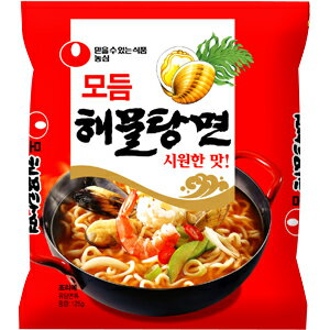 【韓国食品・韓国ラーメン】農心　ヘムルタン麺（海鮮ラーメン）　125g 1BOX（40個入)