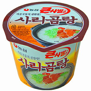 【韓国食品・ラーメン】農心　サリコムタンカップ麺（大）　111g